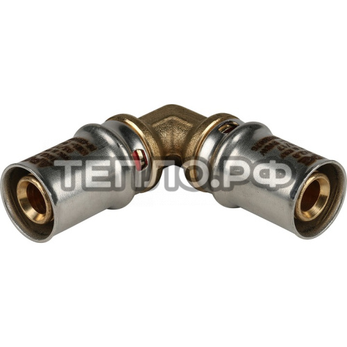 SFP-0009-002626 STOUT Угольник  90° 26х26 для металлопластиковых труб прессовой