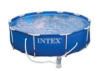 Бассейн Intex Каркасный круг 305x305x76 фильтр-насос 1250л/ч