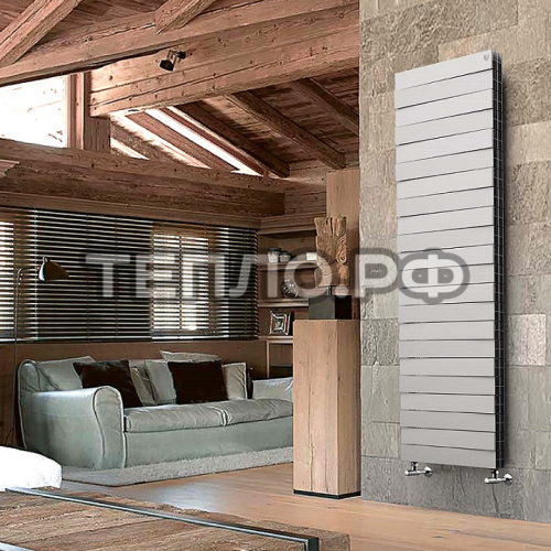 Радиатор биметал. ROYAL THERMO PianoForte Tower/Silver Satin - 18 секц.