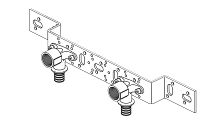 Монтажный блок для скрыт.монт. короткого Rehau 75/150