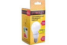 Лампа светодиодная LL-E-A60-15W-230-2,7K-E27 (груша, 15Вт, тепл., Е27) Eurolux