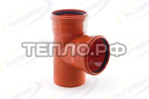 Тройник 110*110/87 наруж. РосТурПласт