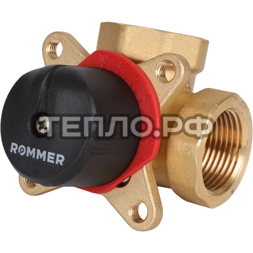 3-х ходовой смесительный клапан Ду 32 (1.1/4") ROMMER KVs16