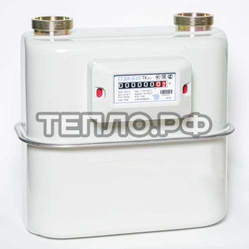 Газовый счетчик G 10 левый, 250мм, СГДК-G10 (Орел)