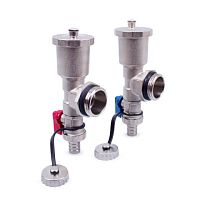 Тройник+воздухоотводчик+сливной кран для коллектора ASPIPEAS (компл. 2шт)