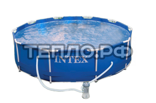 Бассейн Intex Каркасный круг 366x366x76 фильтр-насос 2006л/ч