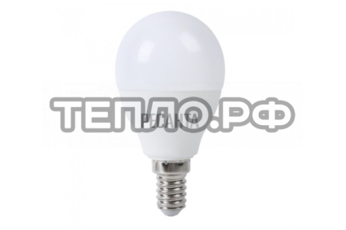 Лампа светодиодная LL-R-G45-7W-230-3K-E14 (шар, 7Вт, тепл., Е14) Ресанта