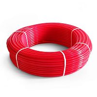 Труба PEX-A 16x2,0 PRO AQUA из сш.пол. красная. с антидиф. слоем 240м