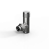 Набор дизайн-вентилей PIANO, угловой (хром) 1/2" Набор дизайн-вентилей PIANO, угловой (хром) 1/2"